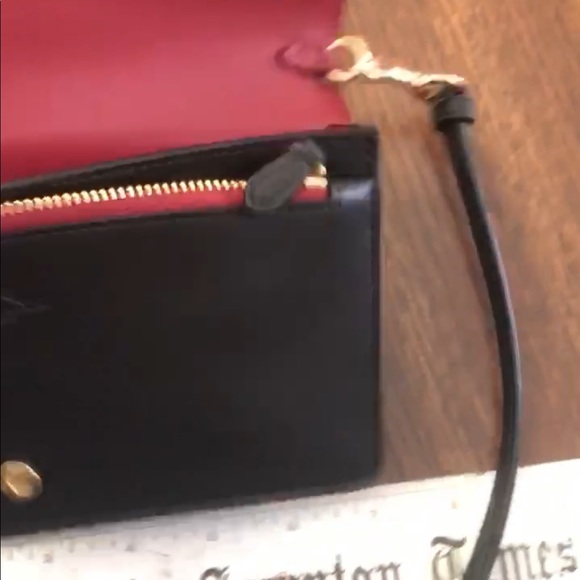 Coach Anna Foldover Clutch Crossbody In Signature Jacquard With Stripe - Picture 9 of 9